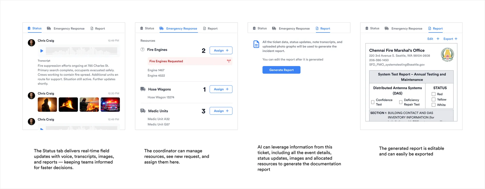 Resource Management and AI Report Generation