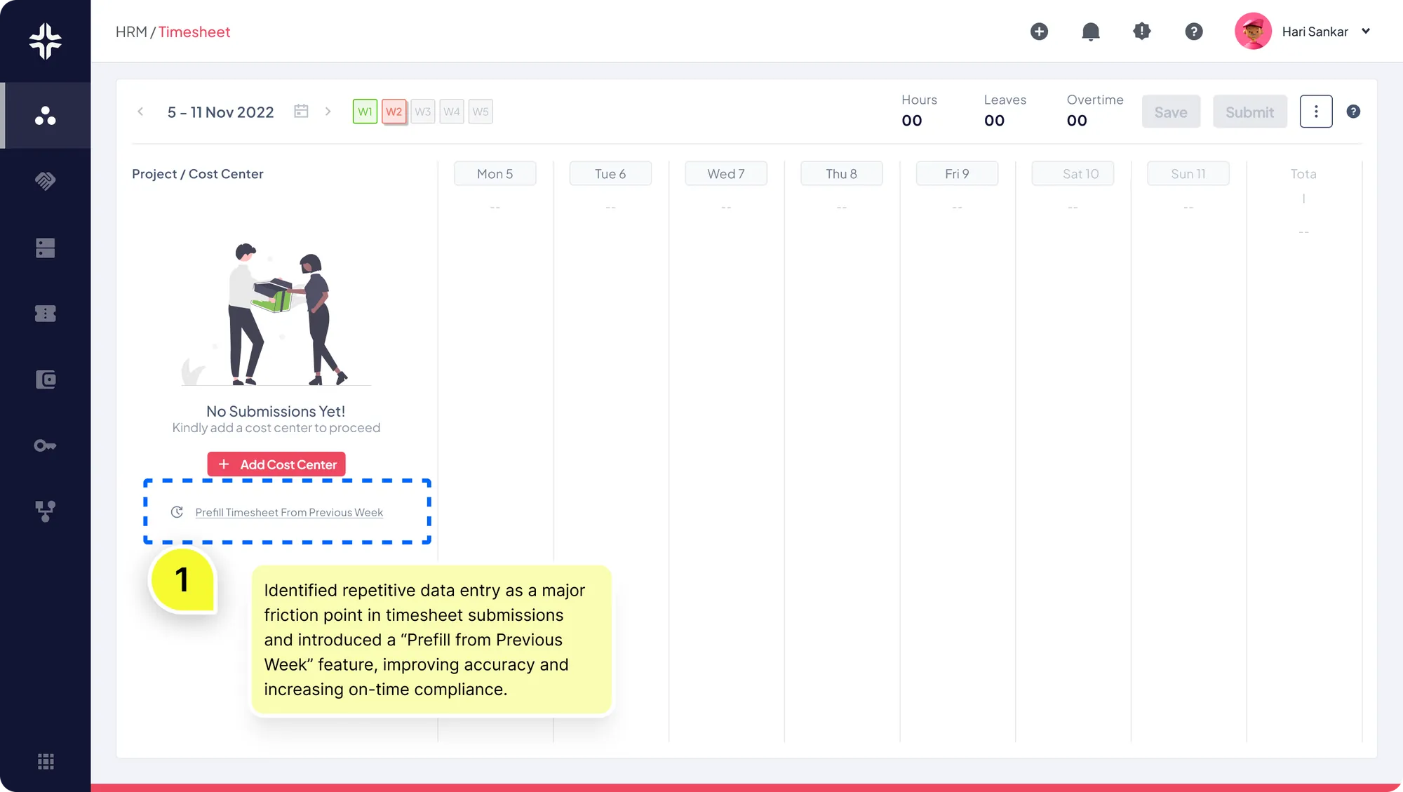 Timesheet Booking