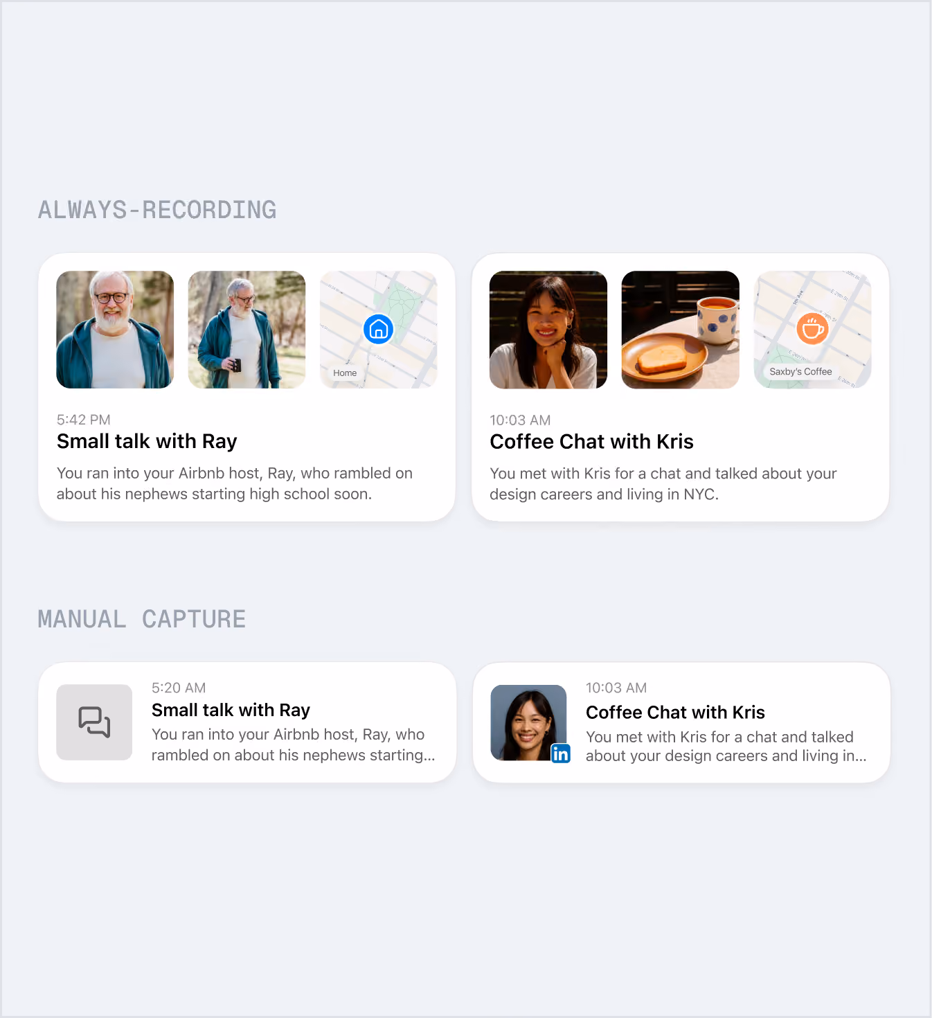 What does a less visual interface look like?