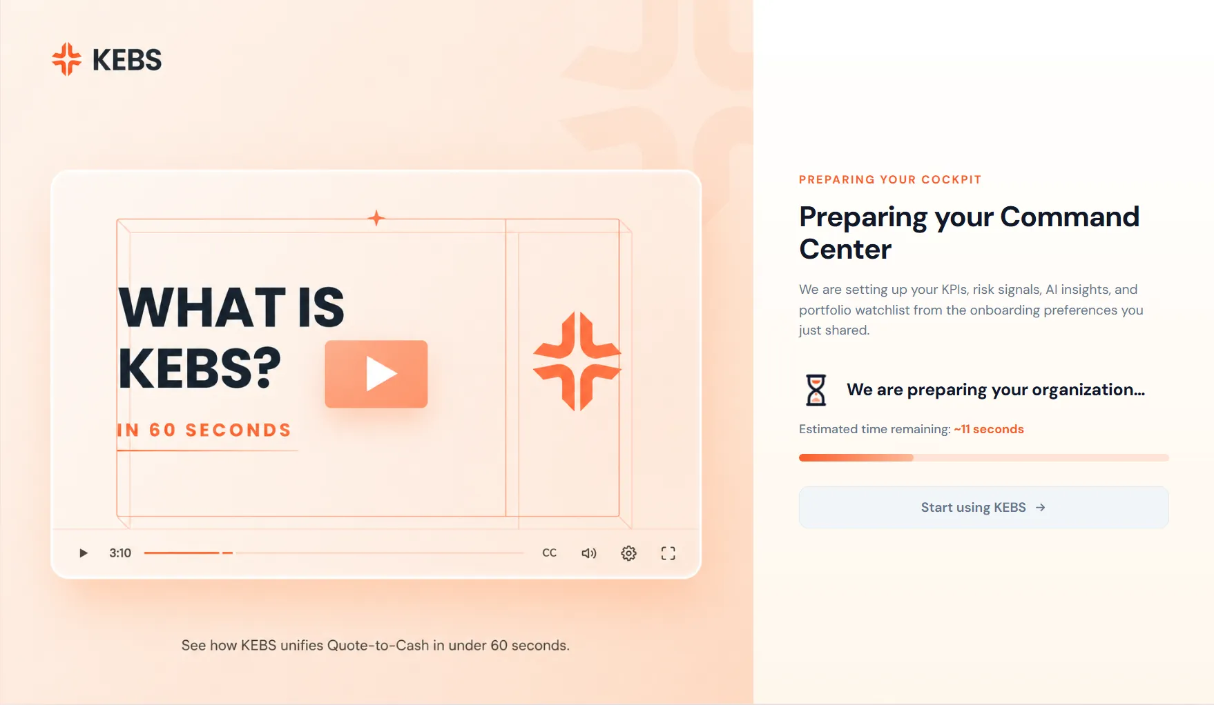 Onboarding — Sample data toggle