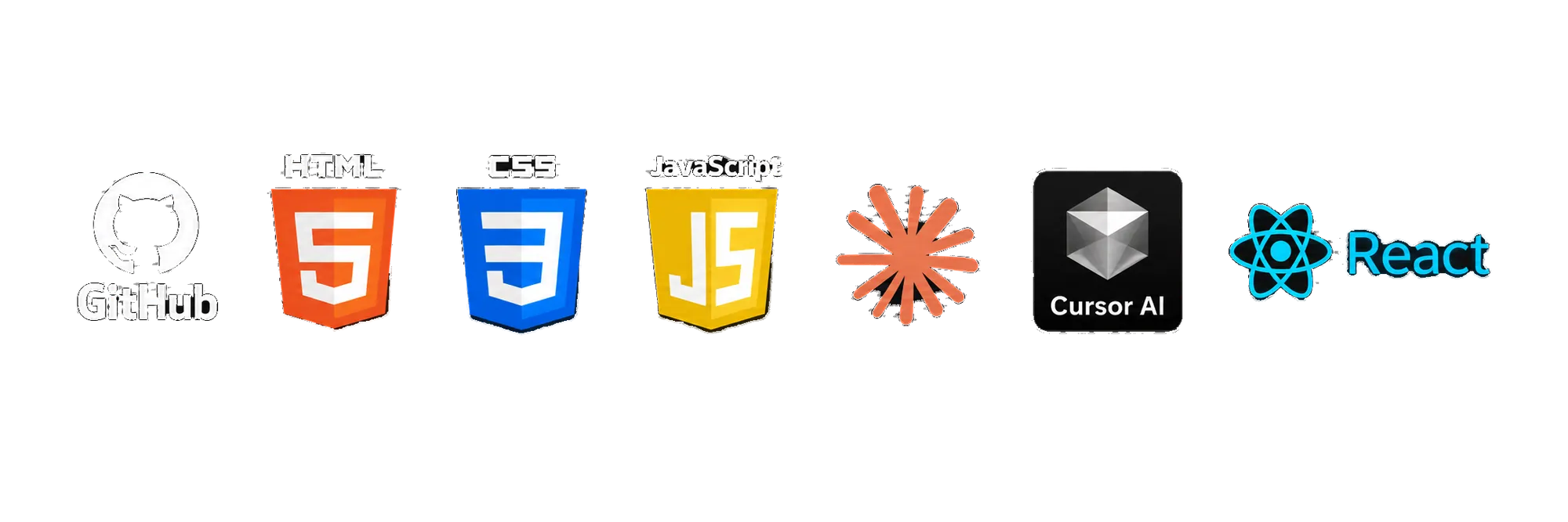 Tech Stack - GitHub, HTML, CSS, JavaScript, Claude, Cursor AI, React